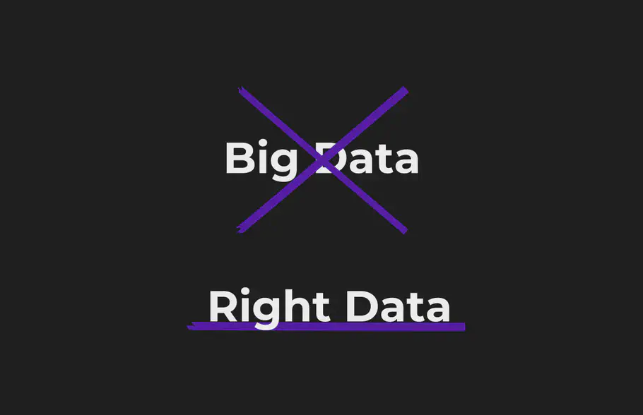Big Data er ikke Right Data